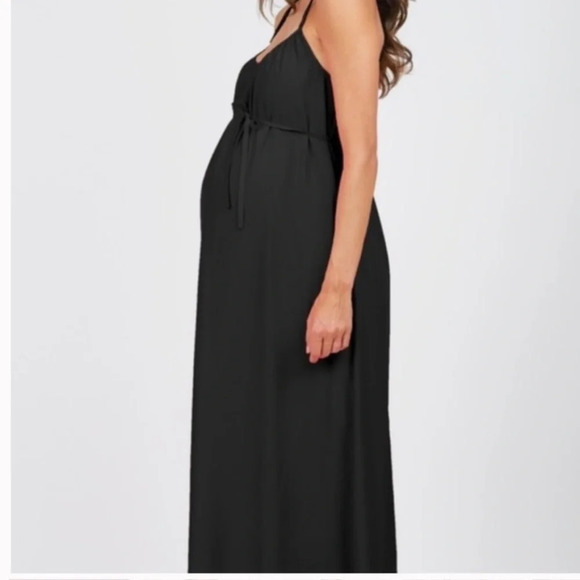 Amanda Uprichard For LE Tote Maternity Maxi Dress Small - Picture 1 of 10